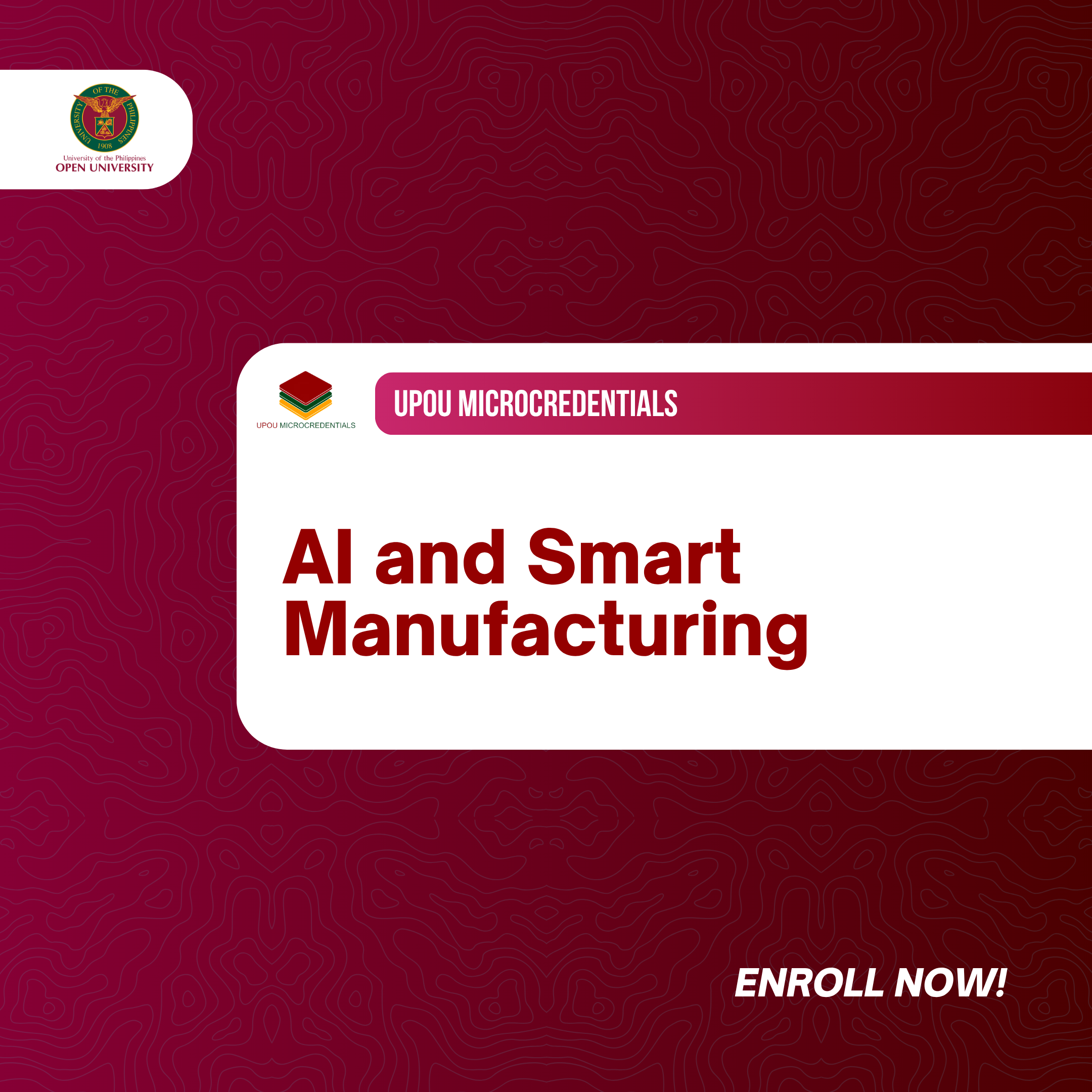 MCSM02 AI and Smart Manufacturing